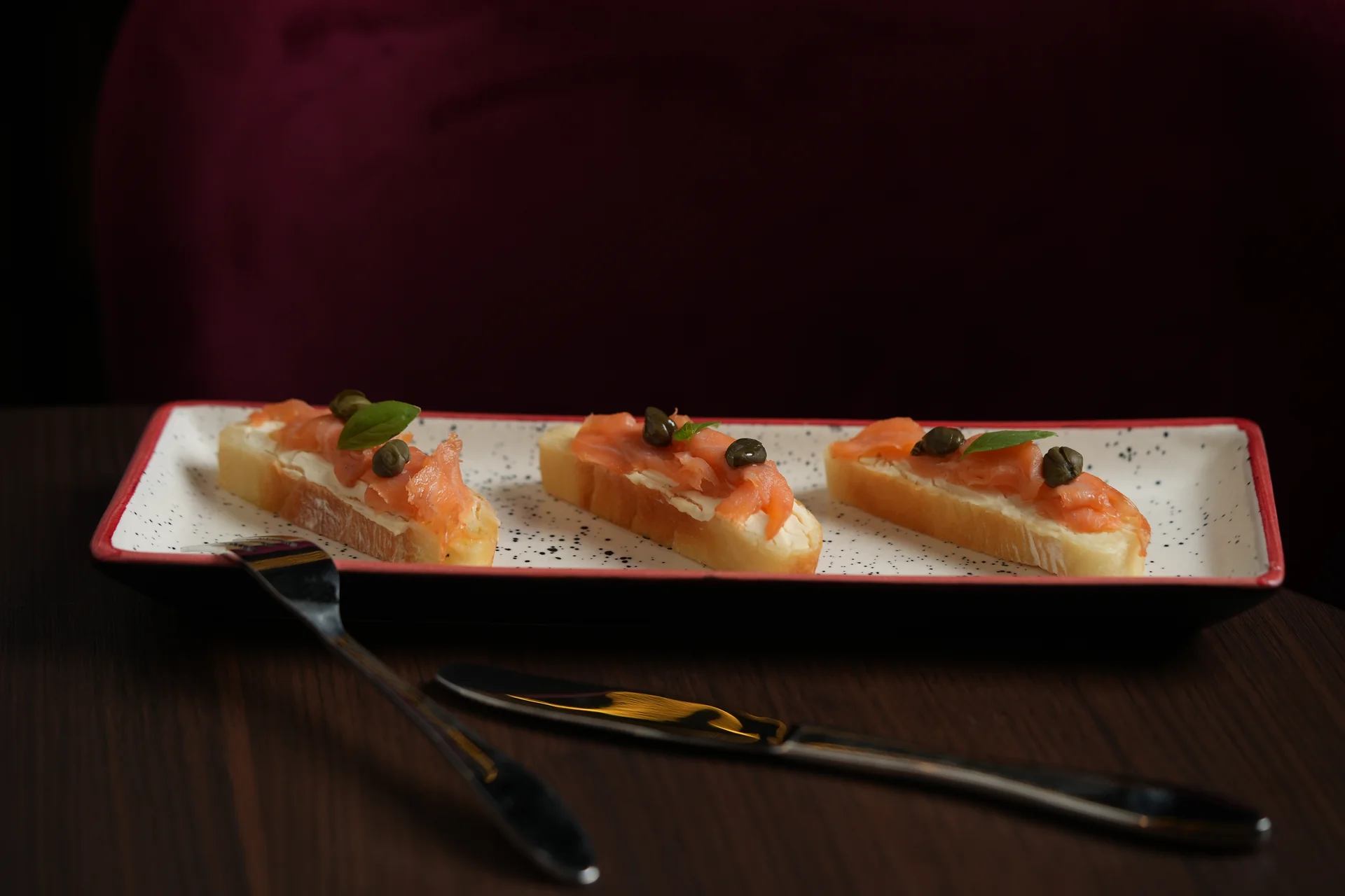 Salmon & Ricotta Bruschetta